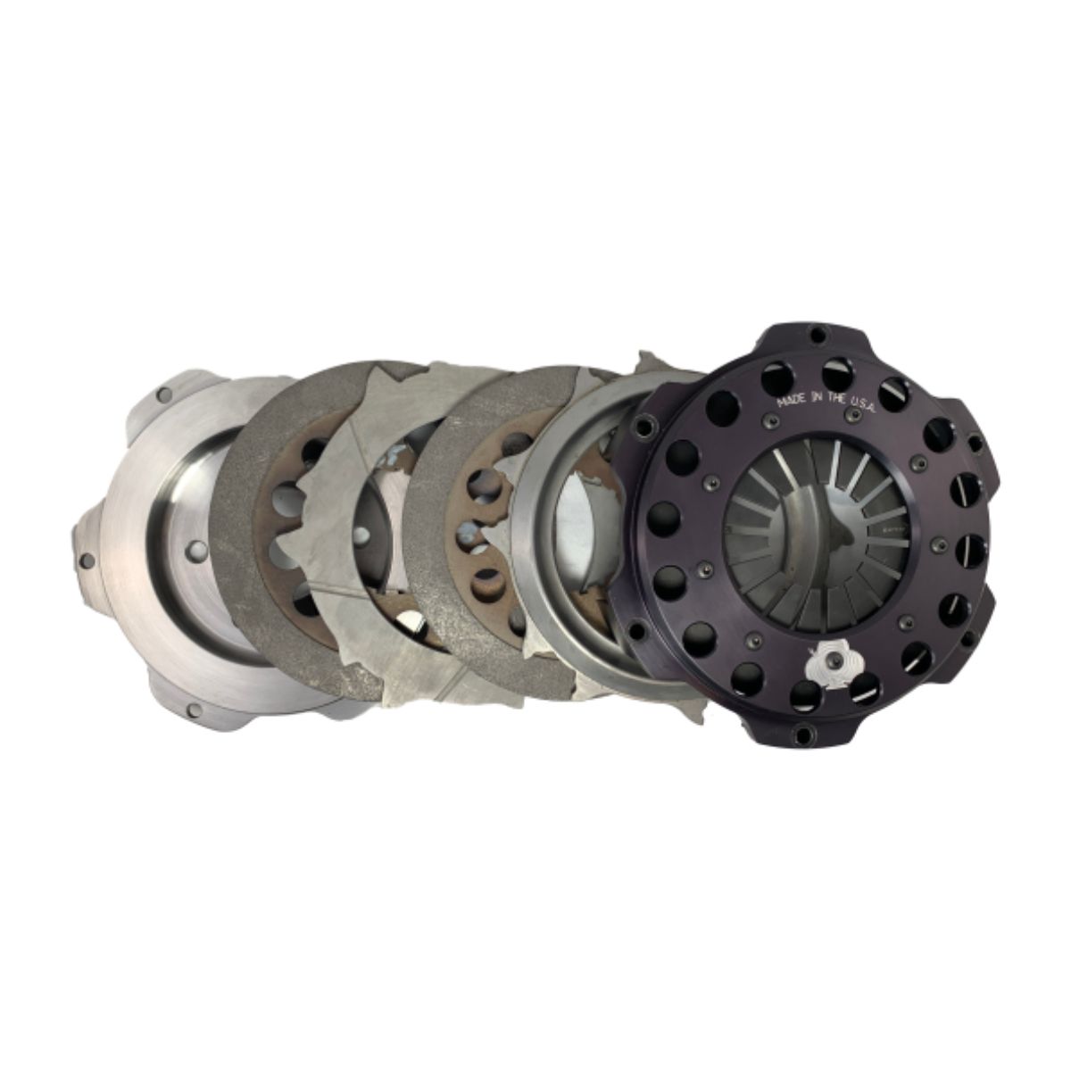 7.25 Triple Disc: GM Kit with 1 Pc. Crk: Button Style Flywheel 1.125 x 26 Spline