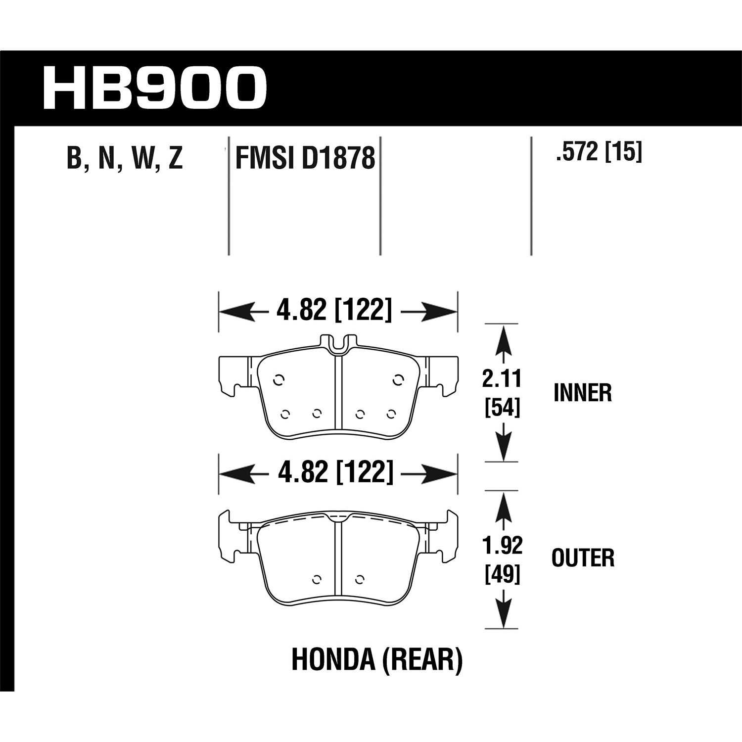 DTC-30 Disc Brake Pad