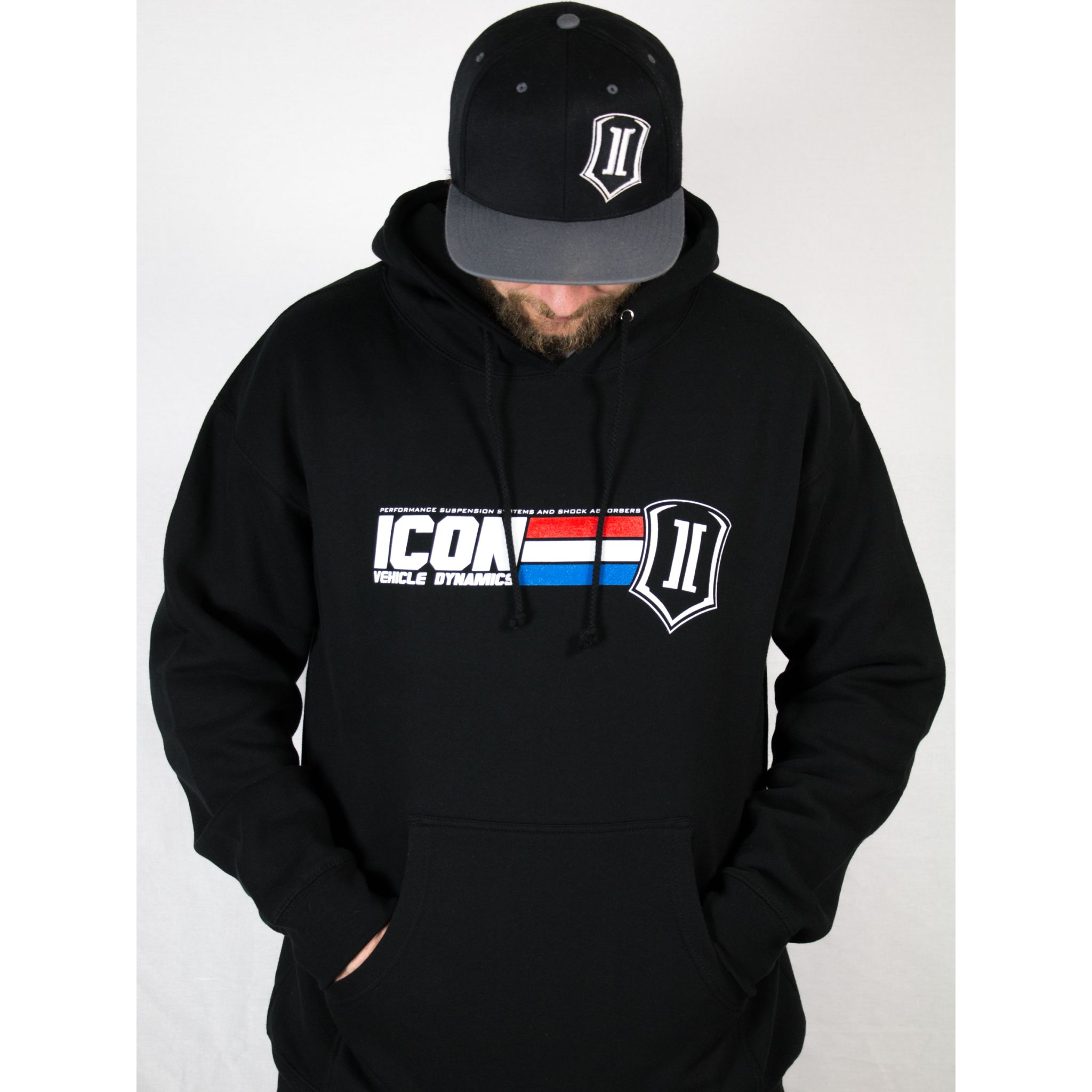 ICON GI HOODY BLACK - XXLARGE